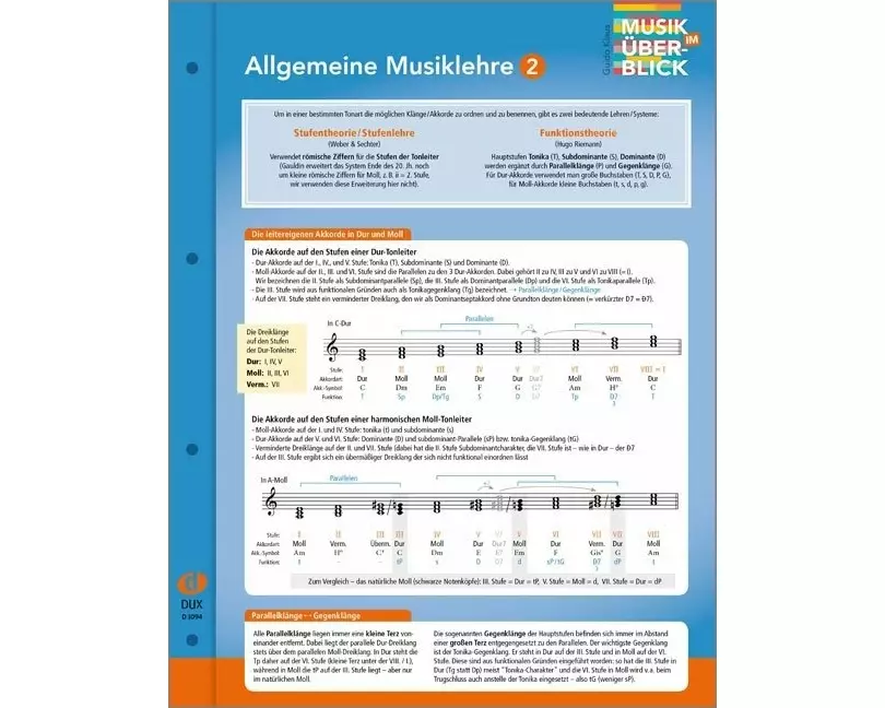 Allgemeine Musiklehre 2