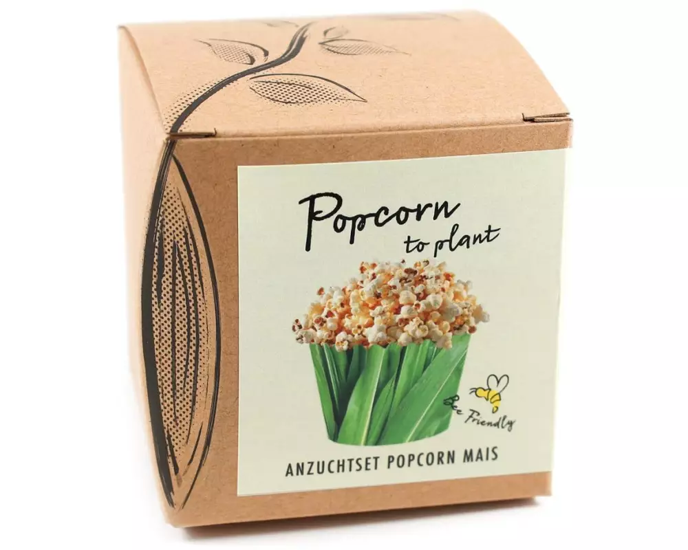 Naturkraftwerk Anzuchtset Popcorn-to-Plant mit Popcorn Mais