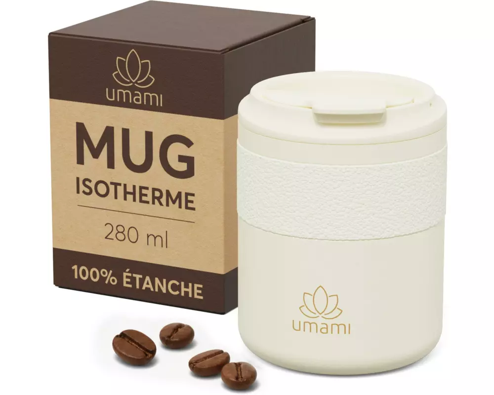 Umami Thermobecher Creme 280 ml 280 ml, Cream
