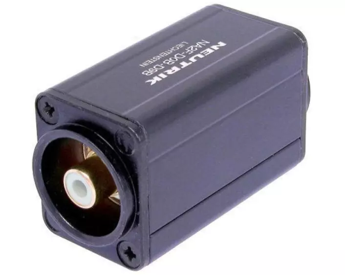 Neutrik Audio-Adapter NA2BBNC-D9B BNC - Cinch