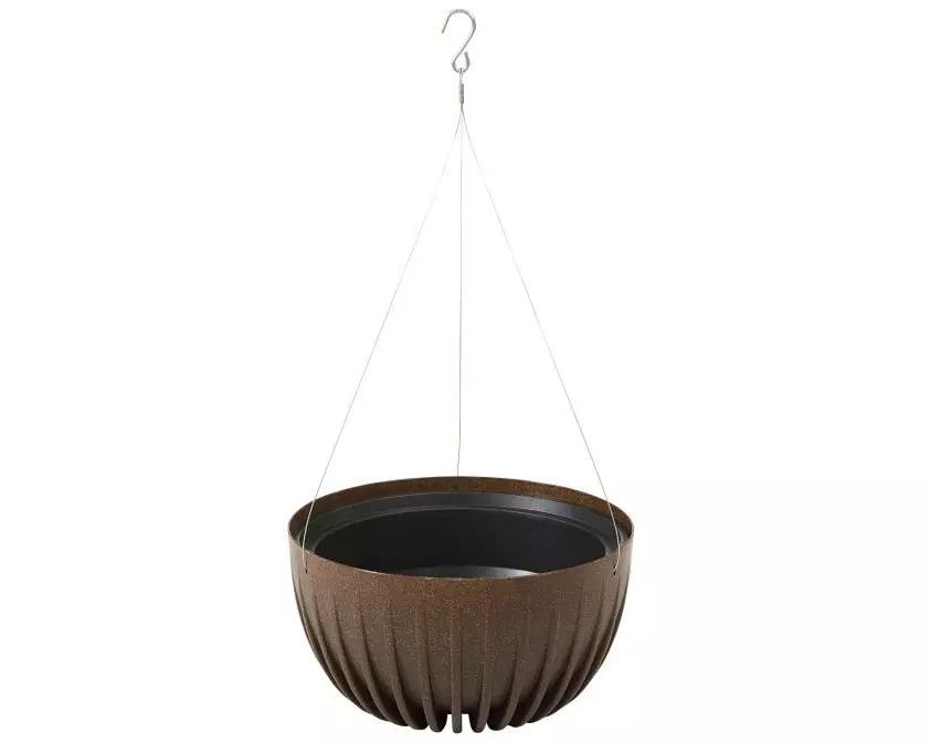 Neogard AG Blumentopf Mira Eco, Ø 24 cm, Coffee, hängend