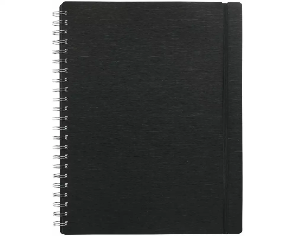 Kolma Notizheft LineaVerde A4, Kariert, Schwarz