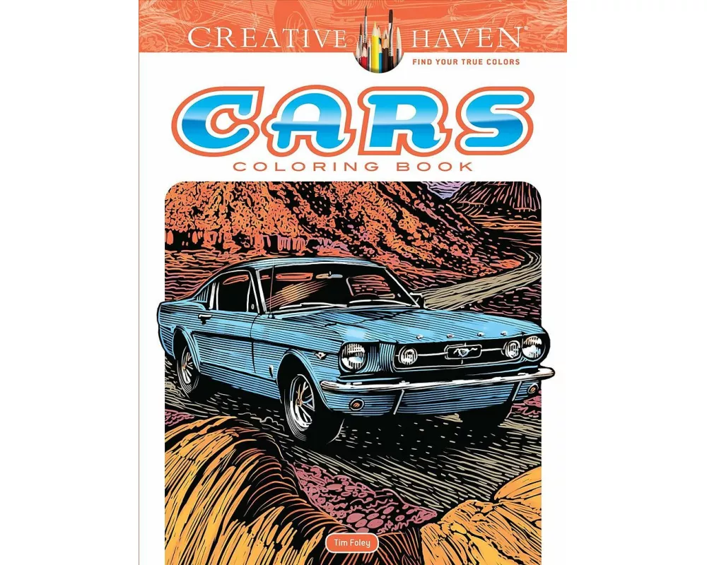 Creative Haven Cars Coloring Book