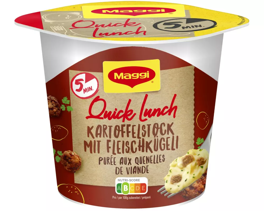 Maggi Quick Lunch Kartoffelstock mit Fleischkügeli 46 g
