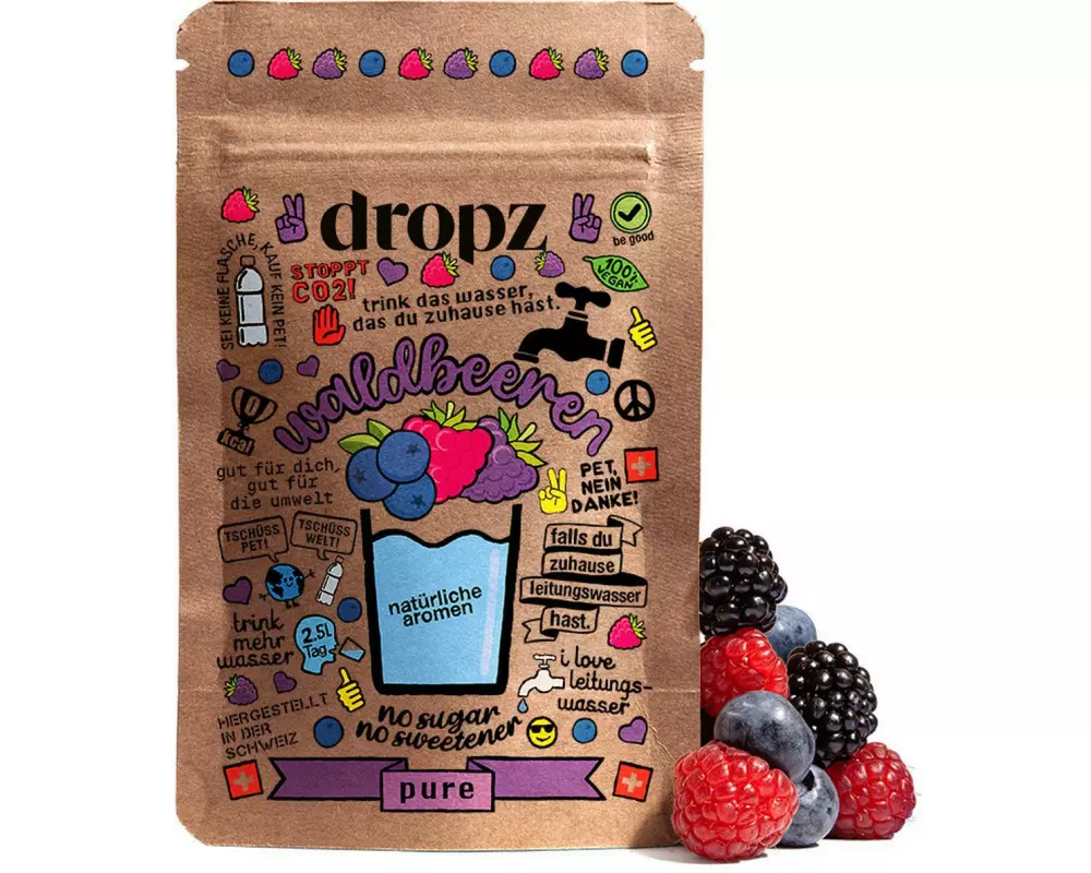 Dropz Pure Waldbeere 1 Beutel à 20 Stück