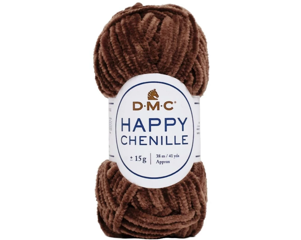 DMC Wolle Happy Chenille Braun, 38 m