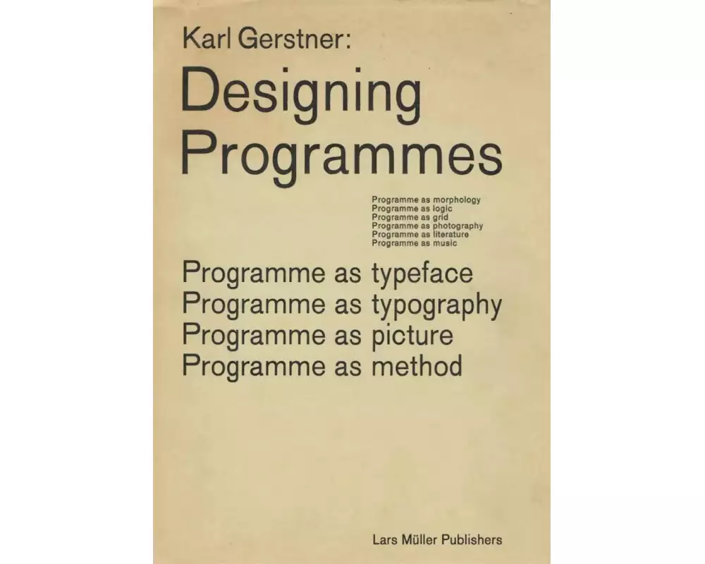 Designing Programmes