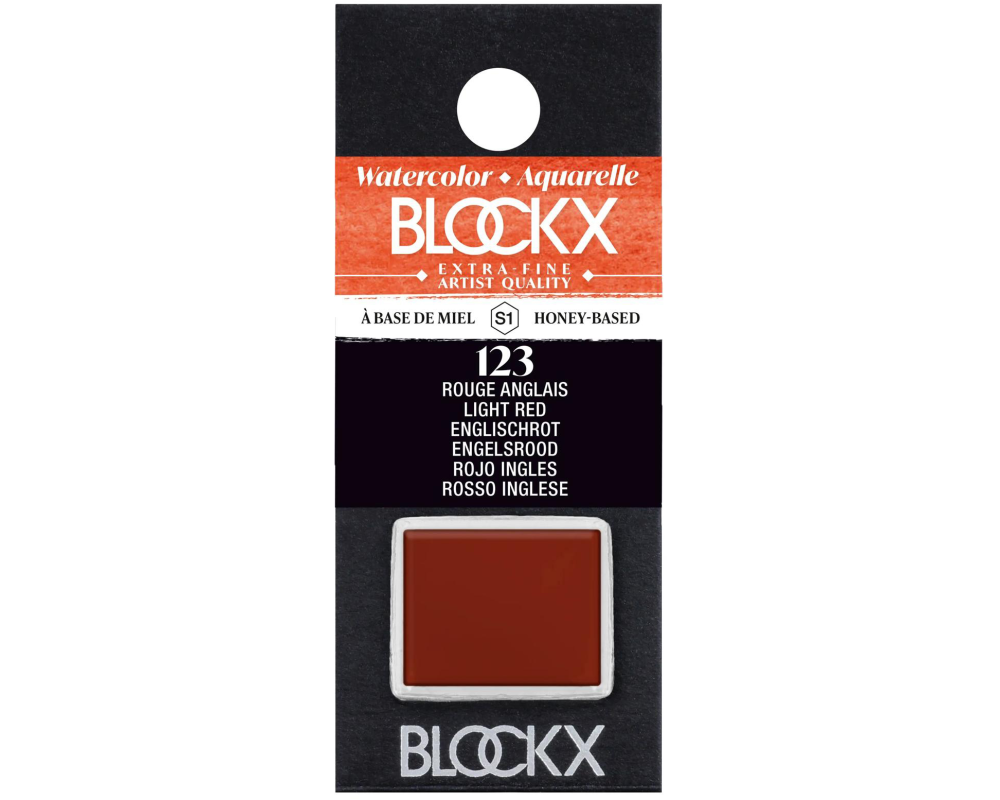 BLOCKX Aquarellfarbe 1.5ml 41123BXC englischrot