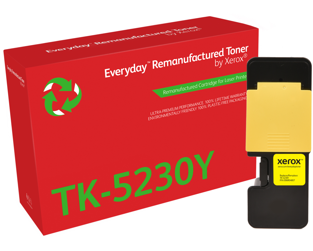 Everyday™ Gelb wiederaufbereiteter Toner von Xerox, kompatibel mit Kyocera TK-5230Y, Standardkapazität