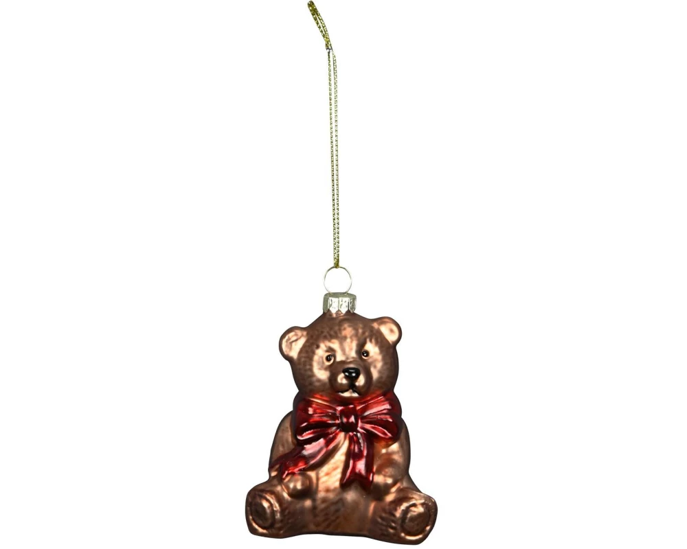 COCON Weihnachtsschmuck Bär, 4 Stk.