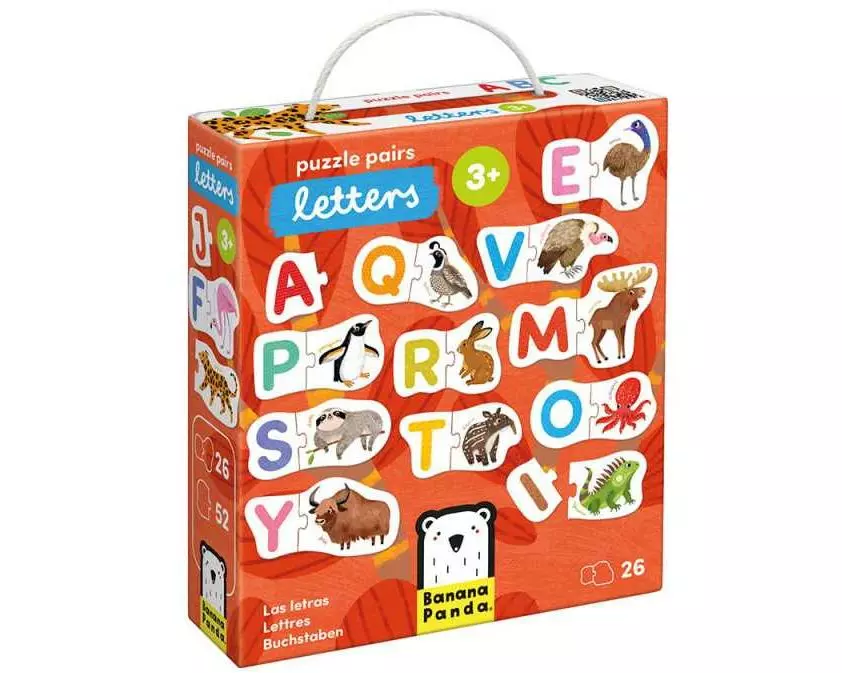 Banana Panda Puzzle Pairs Letters Pappe