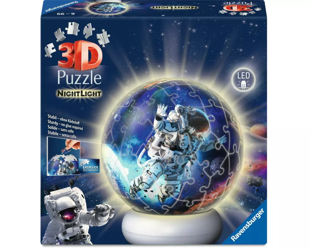 Ravensburger 3D Puzzleball Astronaut 72 Teile 13 cm