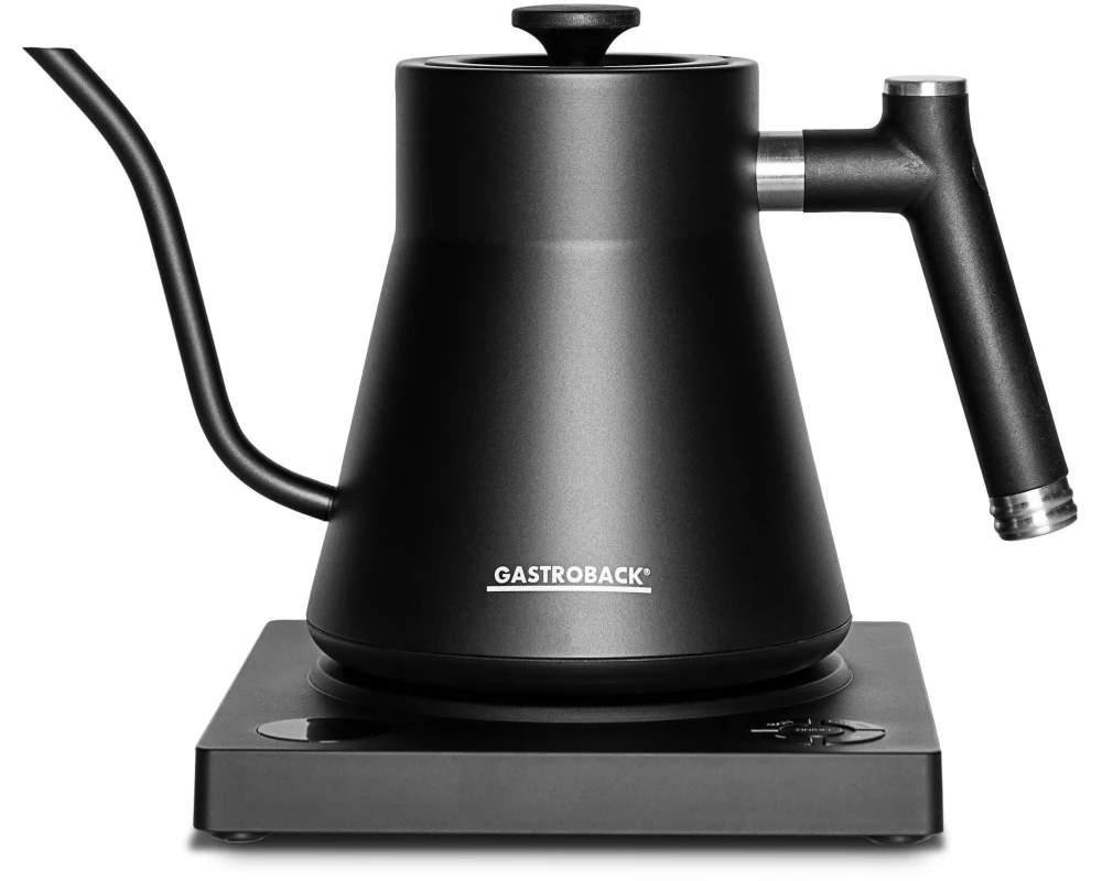 Gastroback Wasserkocher Pour Over Advanced 1 l, Schwarz