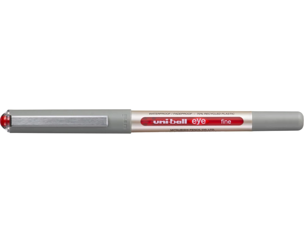 Uni Rollerball EYE Fine ECO 0.7 mm, Rot/Silber/Grau
