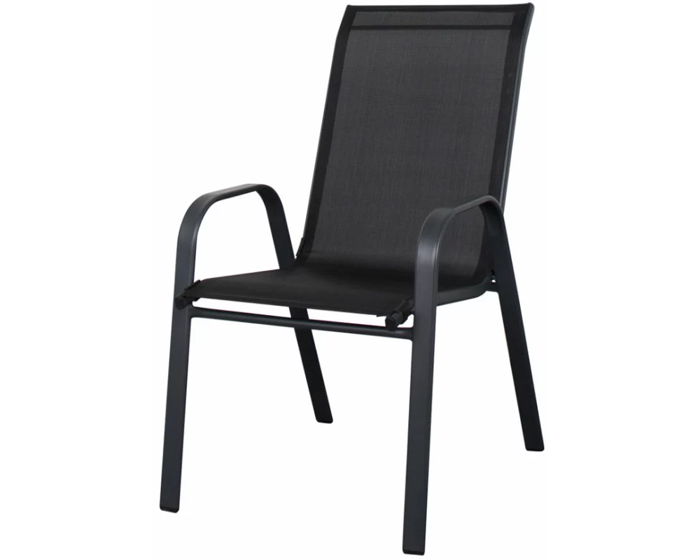 CONTINI Gartenstuhl Aurora, schwarz
