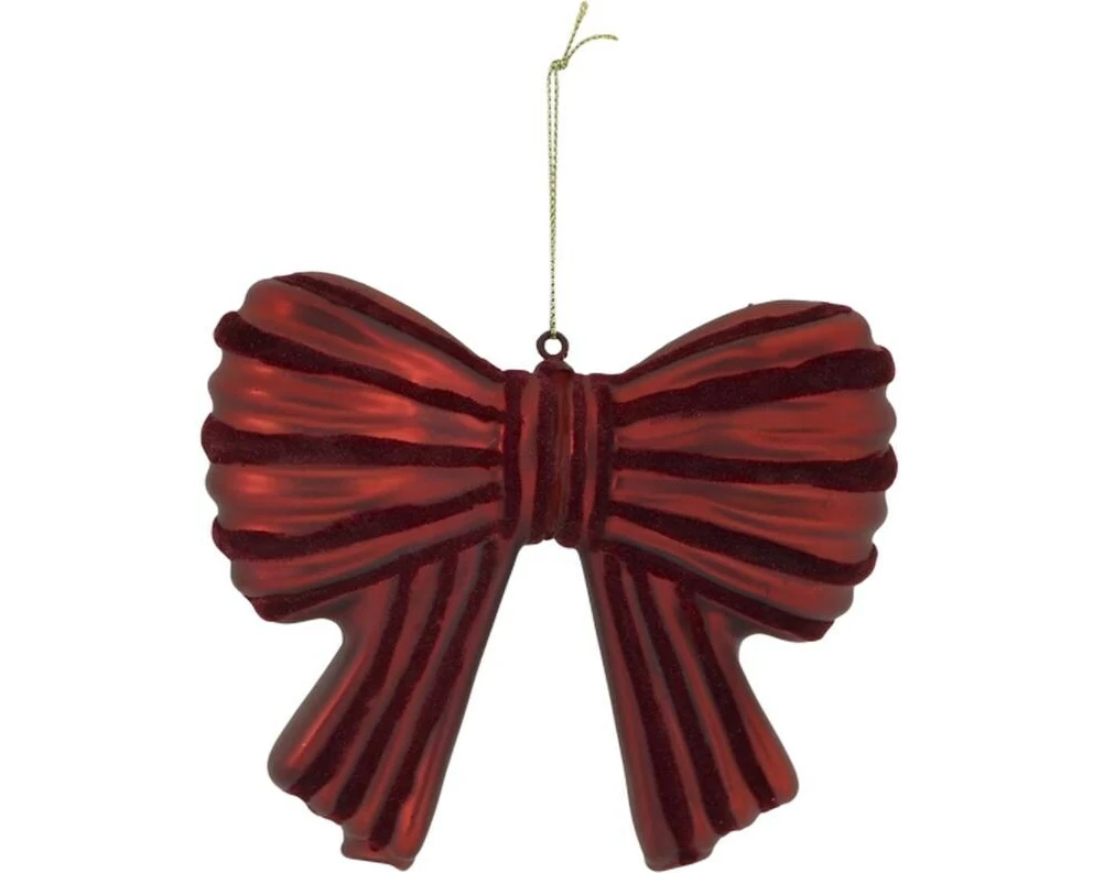 Chic Antique Aufhänger Schleife 11 x 13 x 3 cm, Cherry