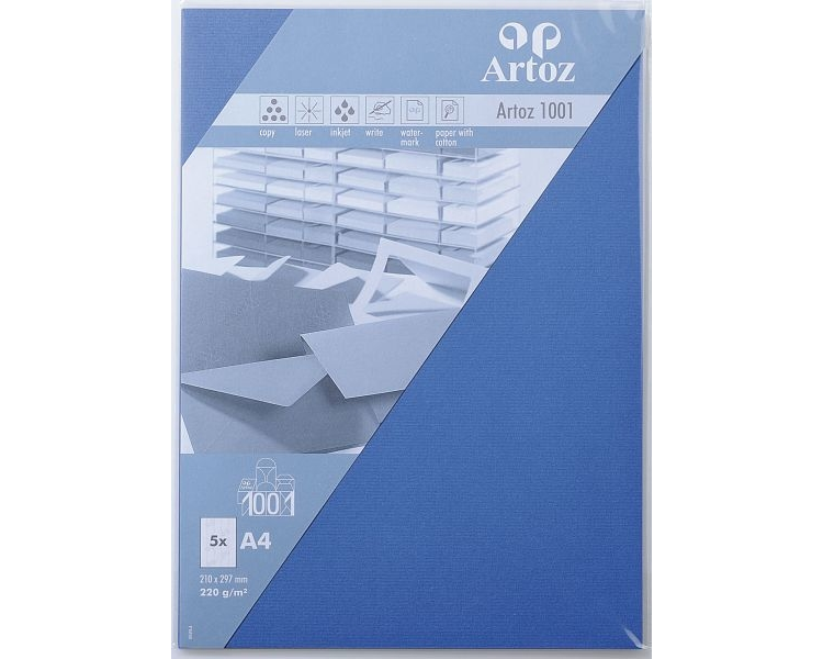 ARTOZ Karten 1001 A4 107696144 220g, royal 5 Blatt