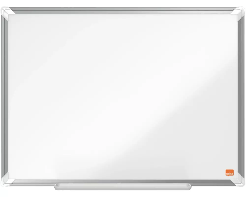 Nobo Whiteboard Premium Plus Emaille 90 cm x 120 cm, Weiss