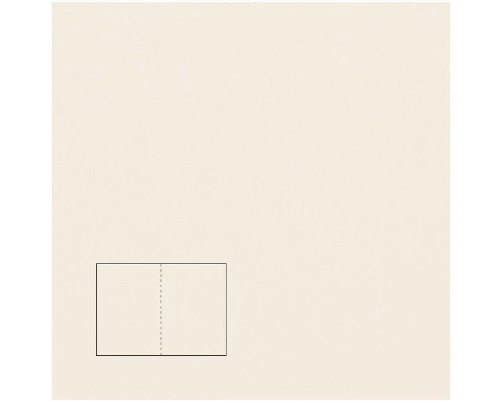 Rico Design Paper Poetry Essentials B6 Klappkarte Hochweiss