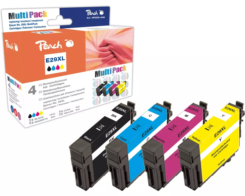 Peach Tintenset Epson T2996 29XL MultiPack BK/C/M/Y