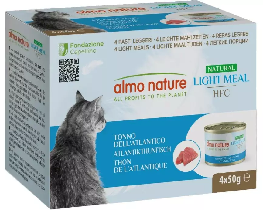 Almo Nature Nassfutter HFC Light Meal Natural Thunfisch 4 x 50 g