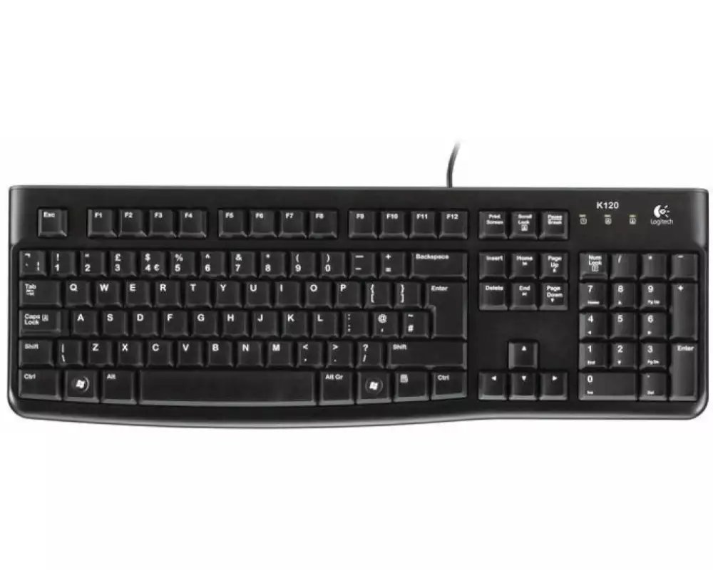Logitech Tastatur K120 CH-Layout, kabelgebunden