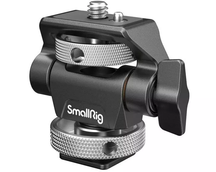 Smallrig Schwenk- und neigbare Monitorhalterung mit Cold Shoe Mount
