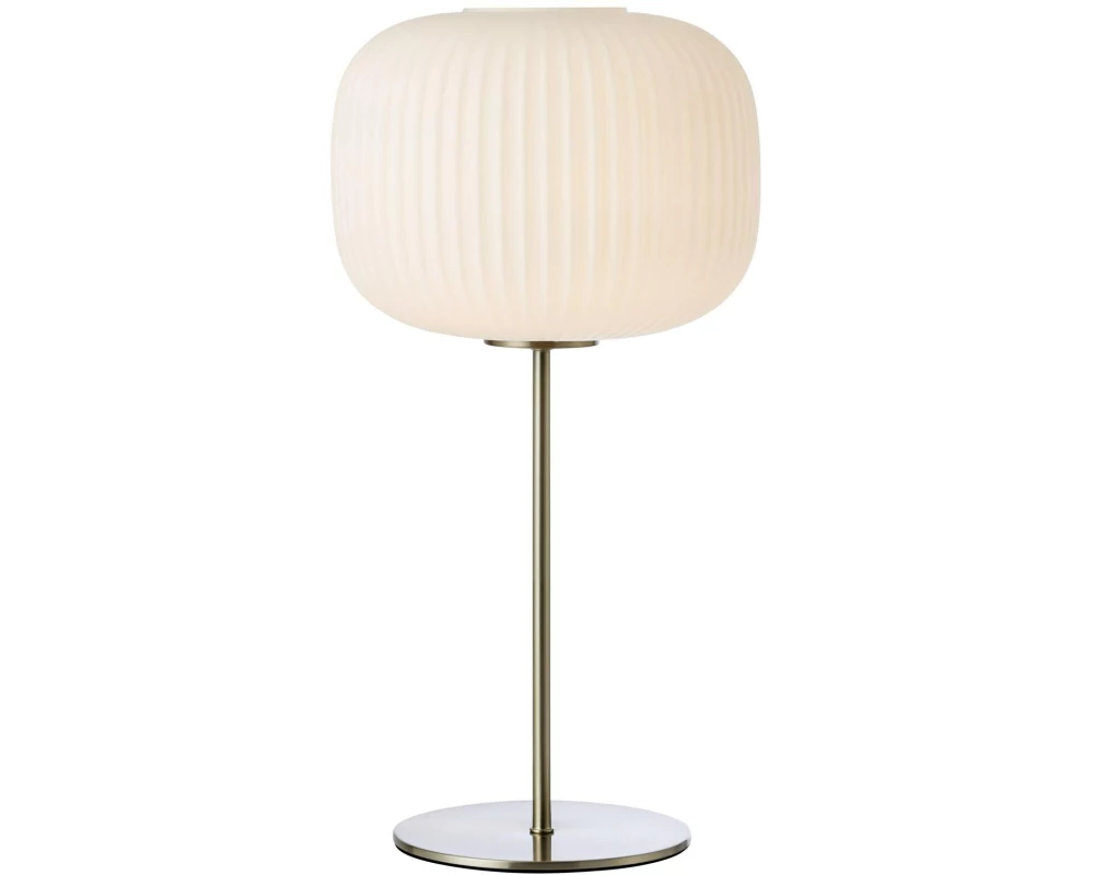 Markslöjd Sober Tischleuchte Weiss/Nickel