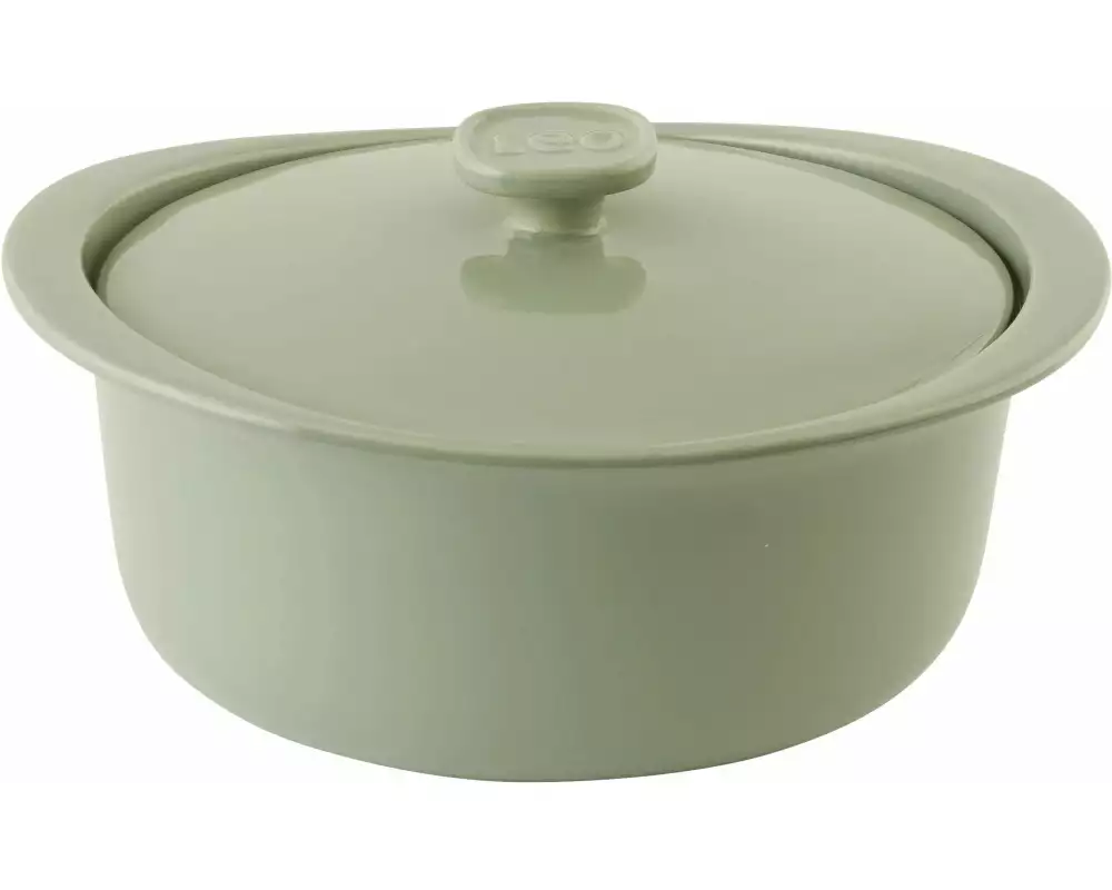 BergHOFF Auflaufform mit Deckel Leo Balance Sage Rund, Grün