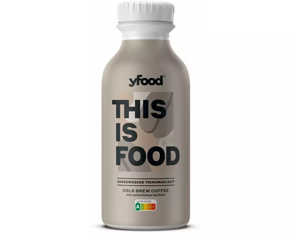 YFOOD Trinkmahlzeit Cold Brew Coffee 500 ml