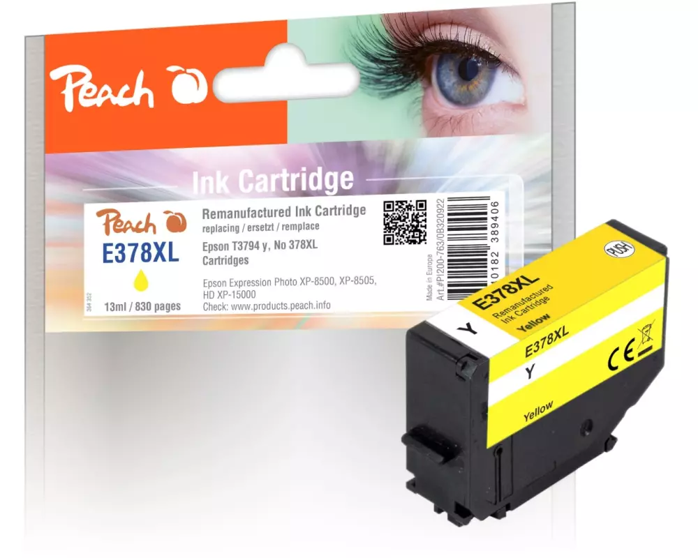 Peach Tinte Epson T3794, No 378XL Yellow