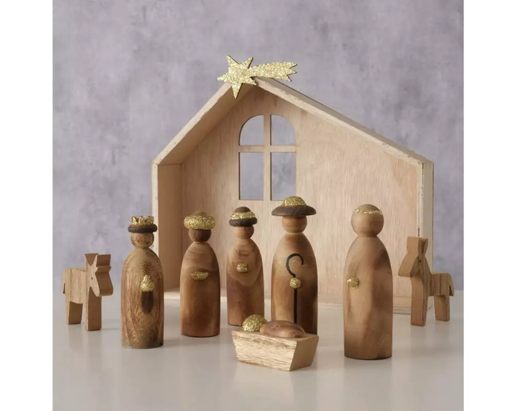 Boltze Krippe Luminaro 18 x 4.4 x 20 cm