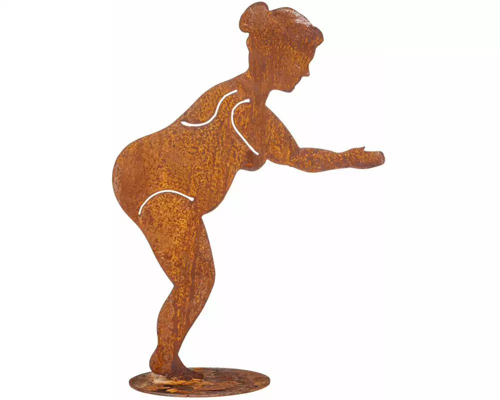 Ambiance Dekofigur Badenixe auf Platte