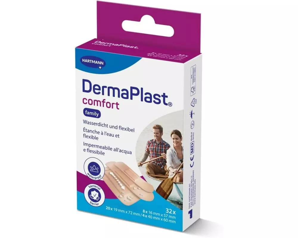 DermaPlast Comfort Family assortiert 32 Stück