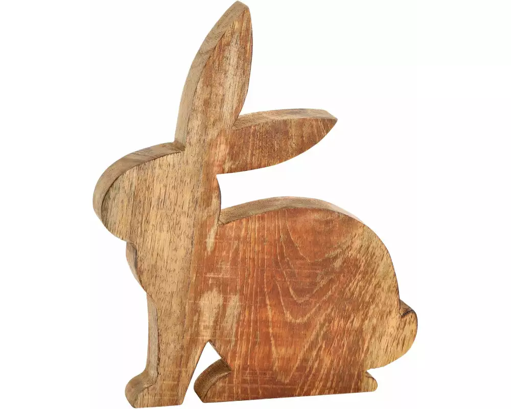G. Wurm Aufsteller Hase 20 cm, Braun
