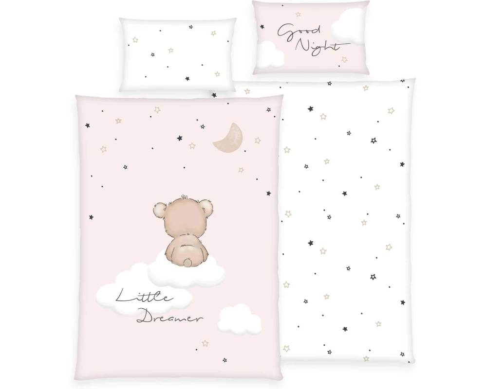 Herding Kinderbettwäsche Little Dreamer 100 x 135 cm + 40 x 60 cm