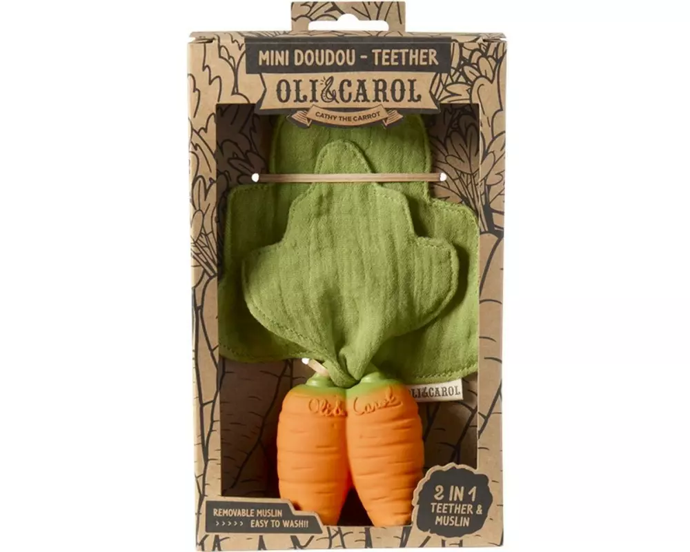 Oli&Carol Beissring Mini Doudou Cathy Carrot