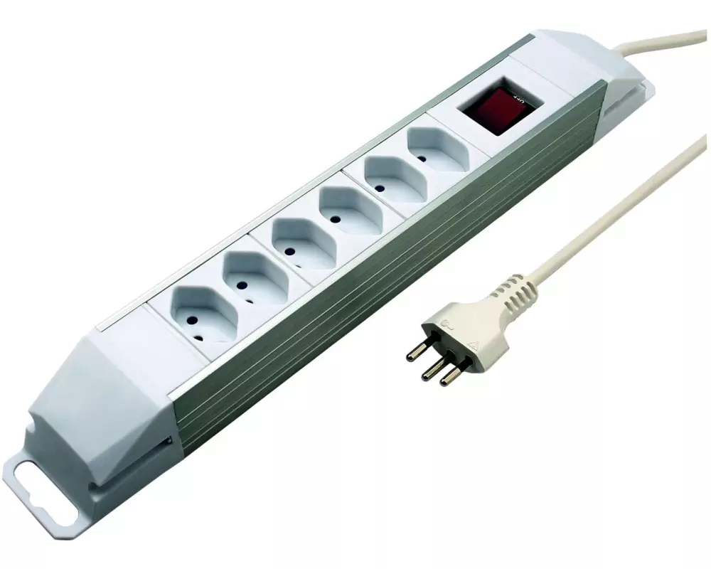 STEFFEN Steckdosenleiste 6x T13