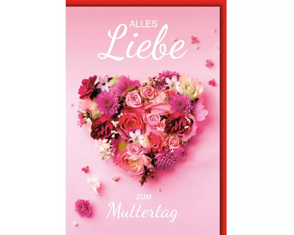 Braun + Company Glückwunschkarte Muttertag 11.5 x 17 cm