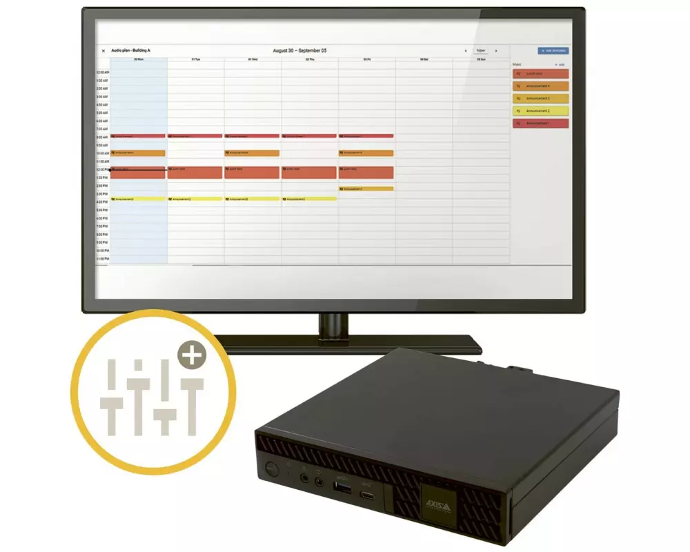 Axis Audio Manager Pro C7050 Mk III