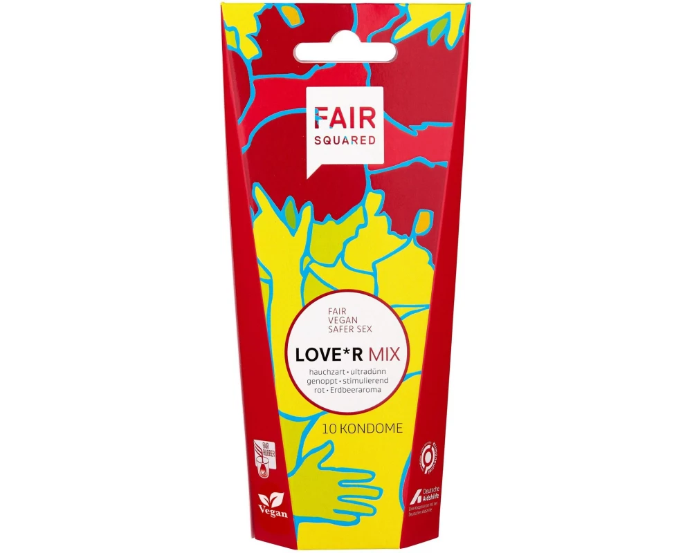 Fair Squared Kondome Lover Mix 10 Stück