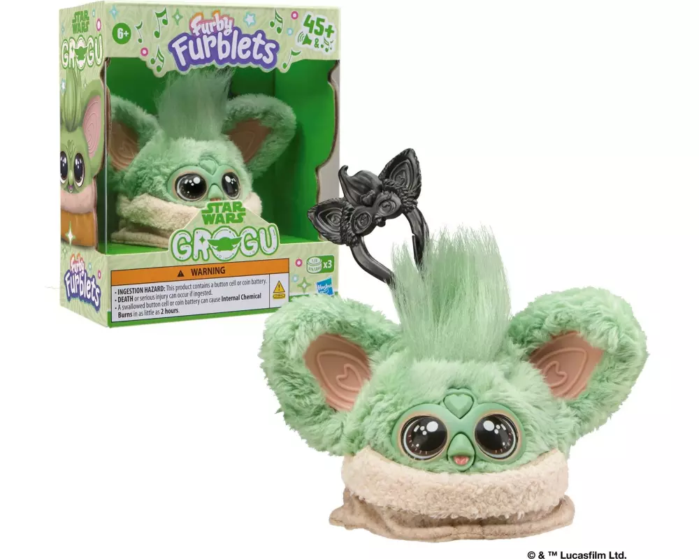 Furby Funktionsplüsch Furblet Grogu Star Wars Musikspielzeug