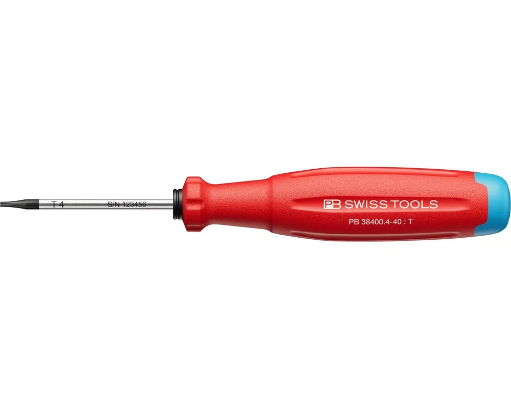 PB Swiss Tools Schraubenzieher SwissGrip Evo PB 38400.4-40 Torx rot