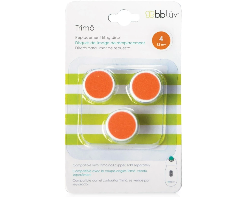 bblüv Ersatzscheiben für Trimö 3-er Pack, Orange, ab 12 Monate