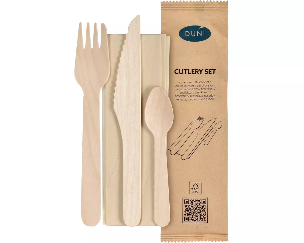 Duni Einweg-Besteckset Petit 4/1 250 Stück