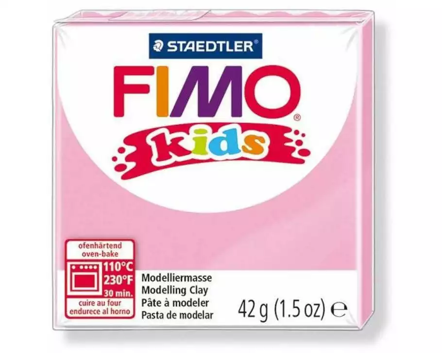 Fimo Modelliermasse Kids Pearl Hellpink