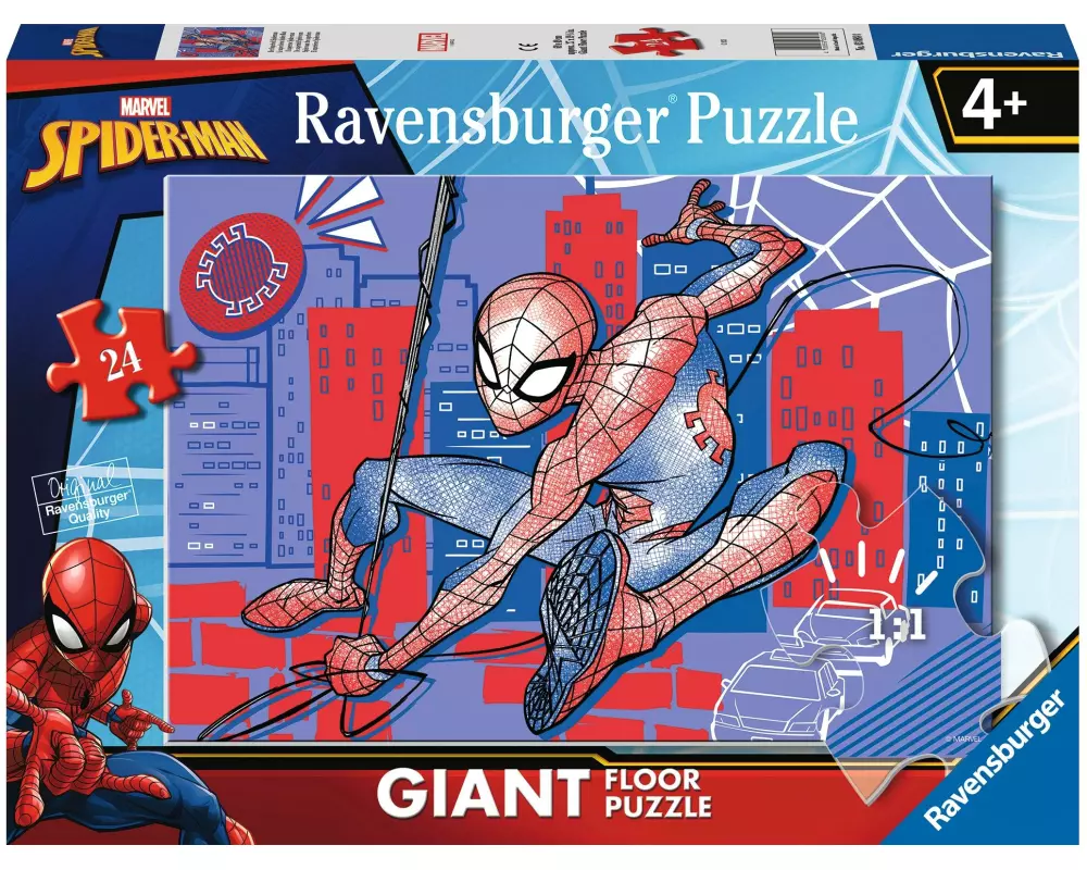 Ravensburger Bodenpuzzle Spiderman, 24 Teile, 30 x 28 cm
