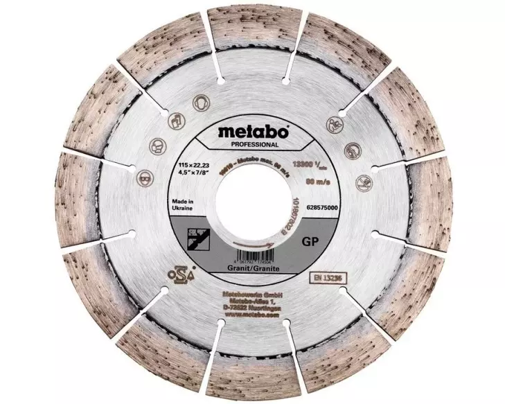 Metabo Trennscheibe GP Granit Professional Diamant 115 mm