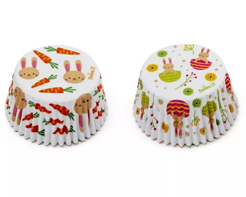 Decora Muffinform Ostern Weiss, ø 5 cm, 36 Stück