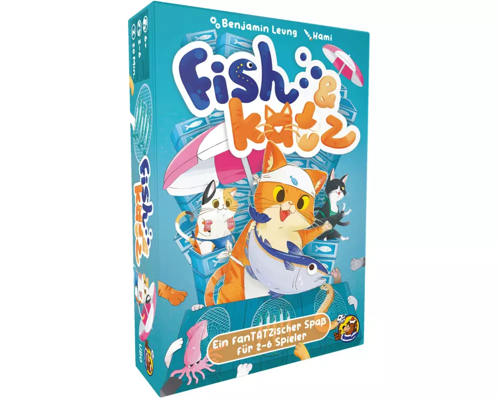 Heidelberger Spieleverlag Familienspiel Fish & Katz -DE-